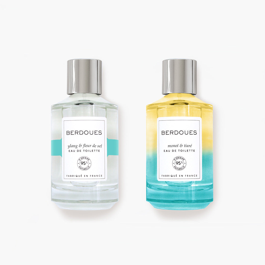 Duo eaux de toilette Monoï & Tiaré et Ylang & Fleur de sel