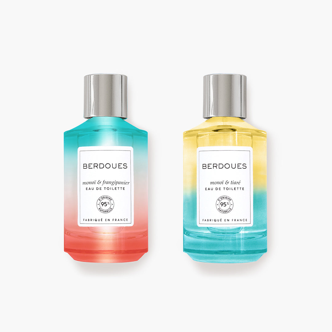 Duo eaux de toilette Monoï & Frangipanier et Monoï & Tiaré