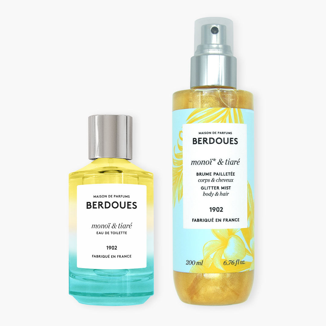Duo Monoï & Tiaré pailletée