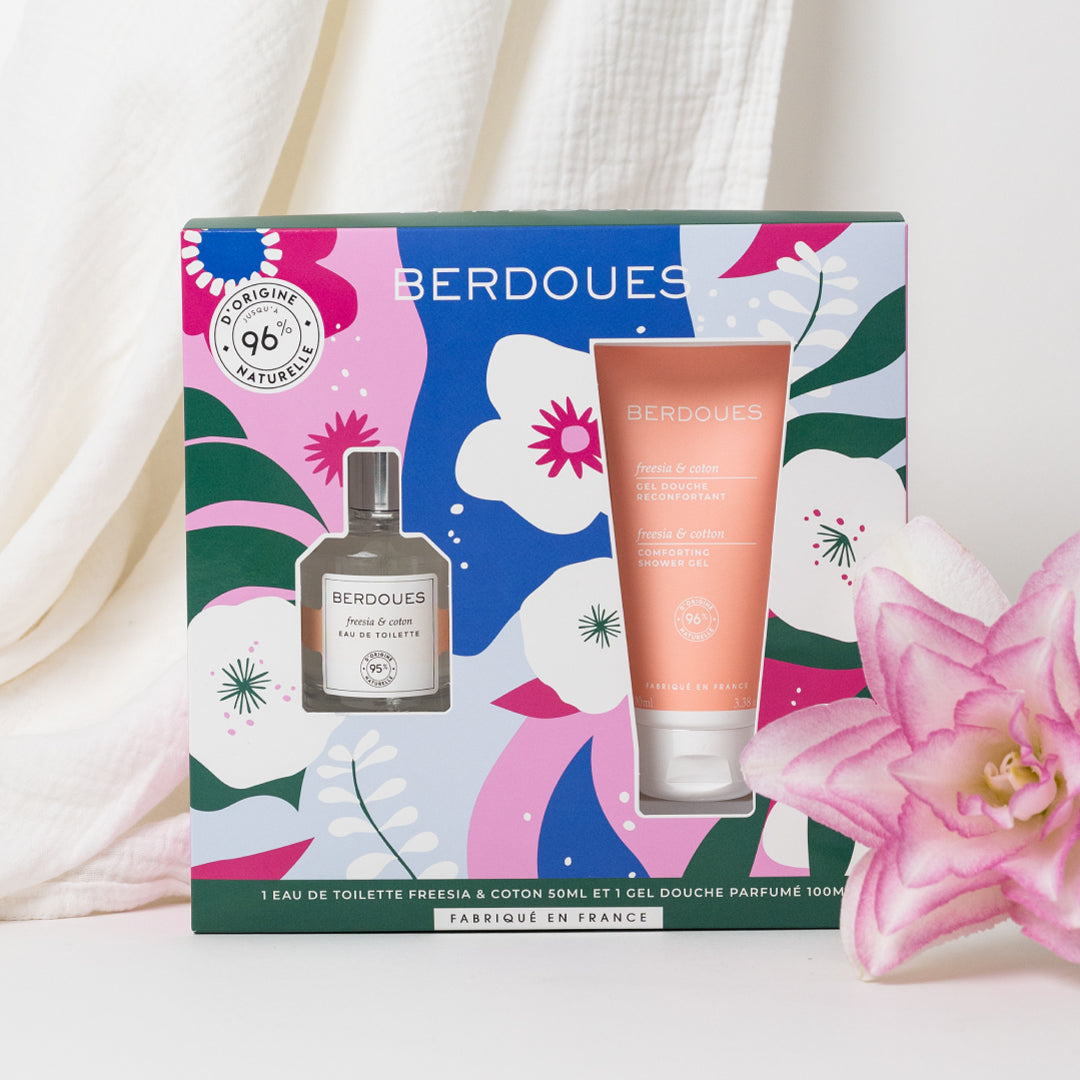 Coffret réconfortant Freesia & Coton