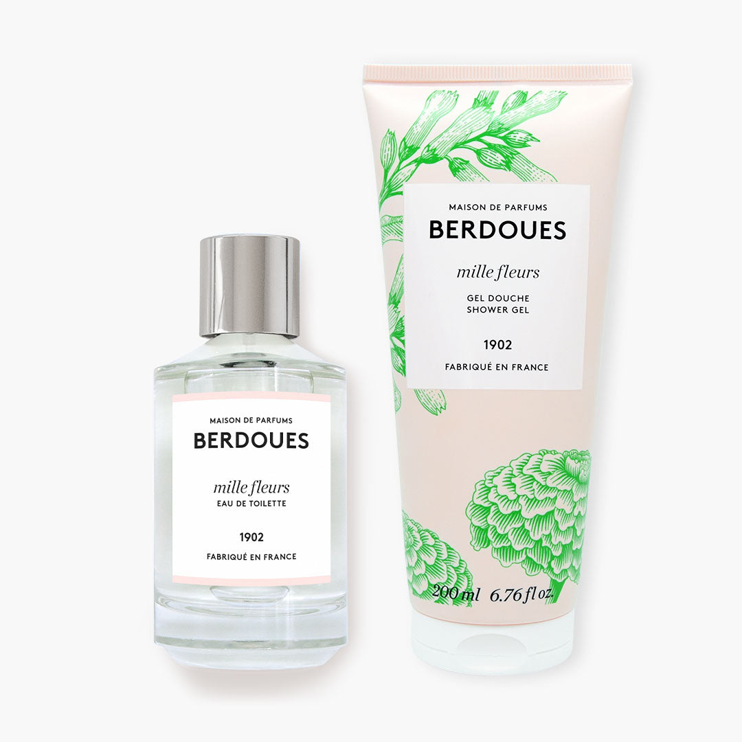 Lot Eau de Toilette et Gel Douche Mille Fleurs