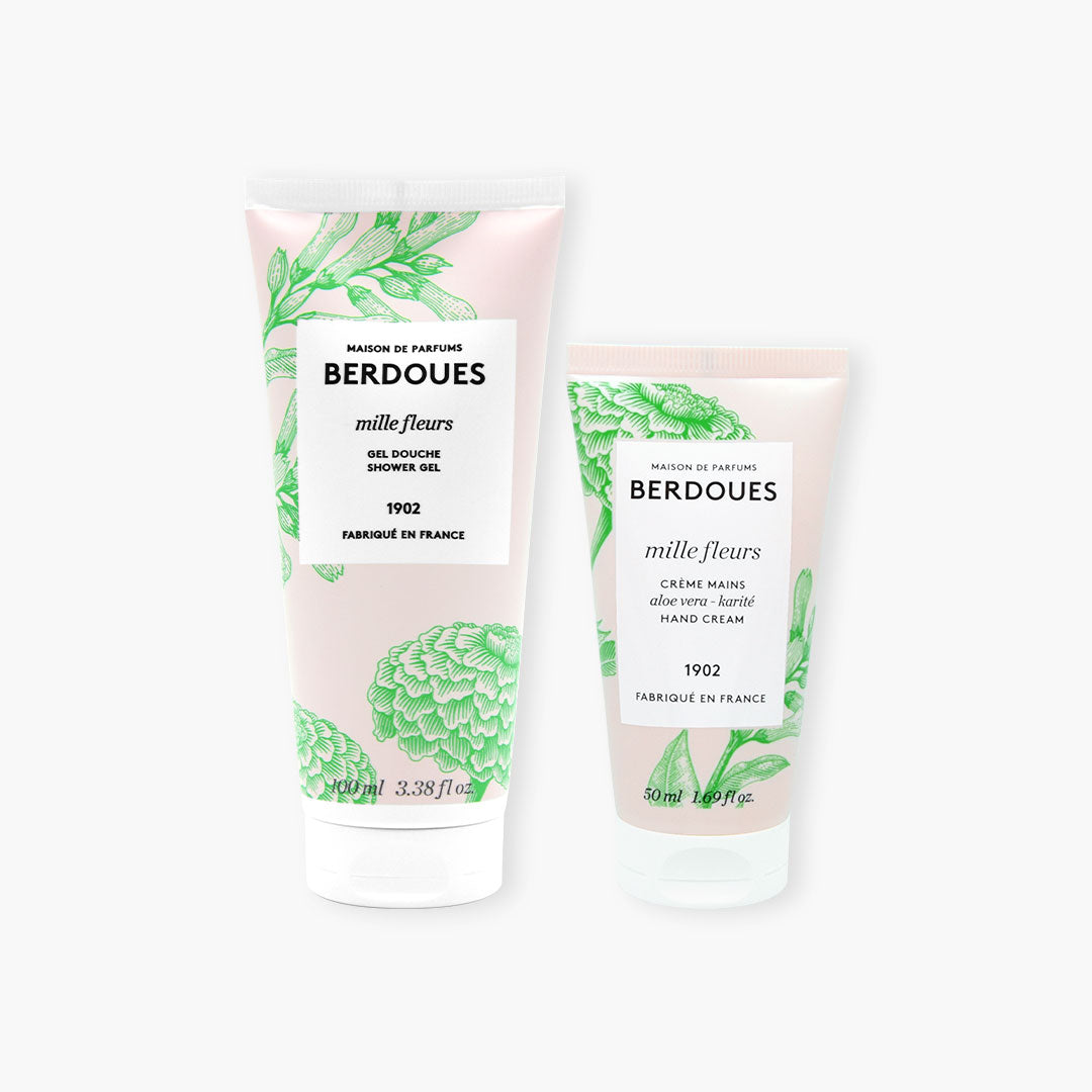 Duo gel douche et crème mains Mille Fleurs